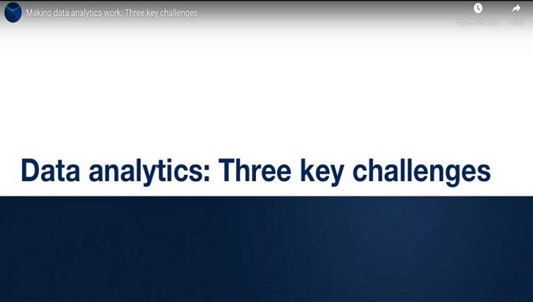 Data Analytics: Drei zentrale Herausforderungen