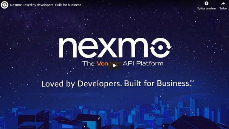 Nexmo API-Plattform